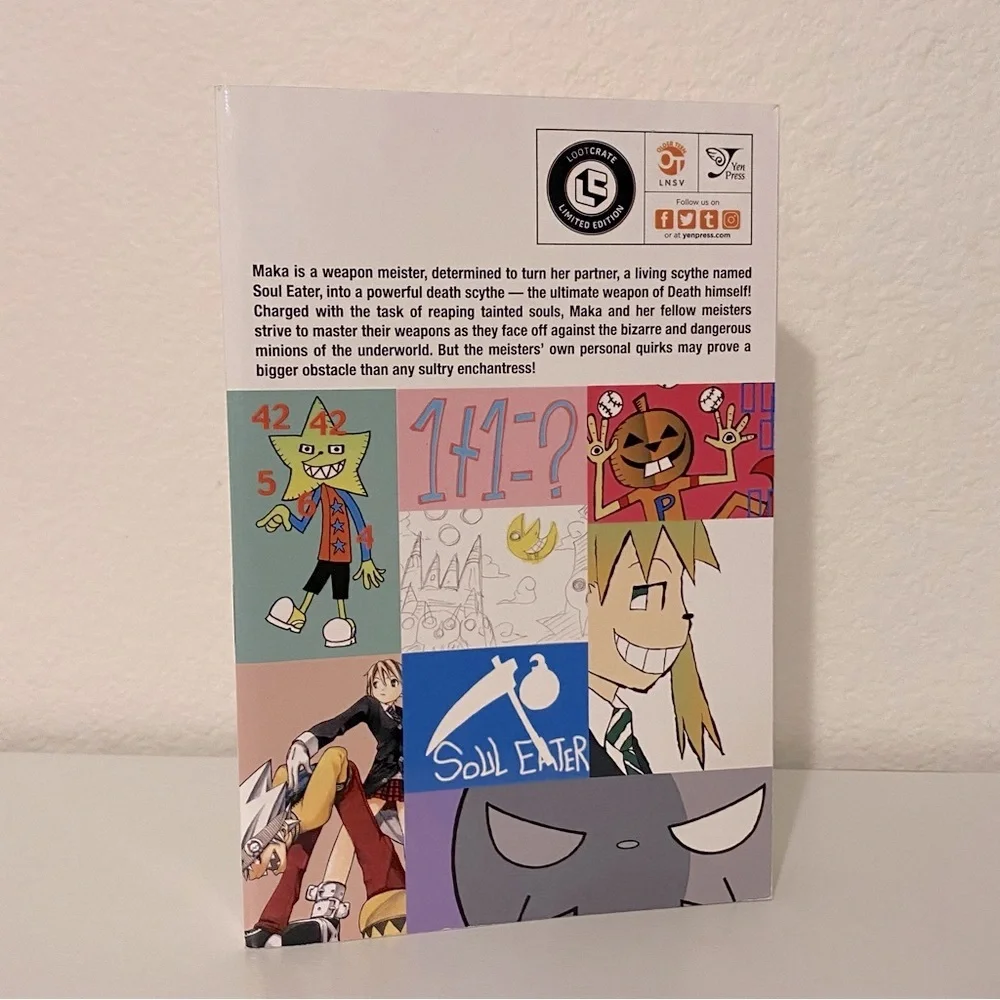 Paperback Book - Soul Eater Manga Volume 1 | Loot Crate Limited Edition
